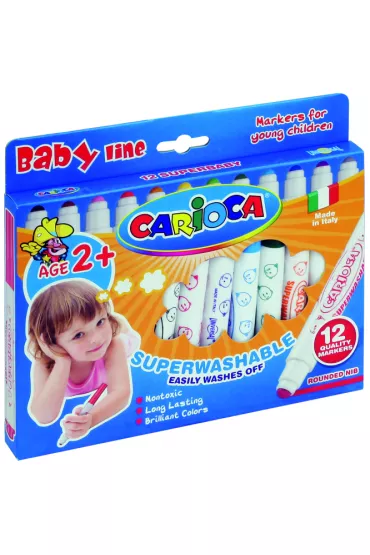 Carioca Flamastry Maxi Baby 12 szt.