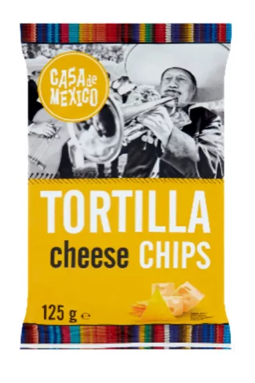 Casa De Mexico Tortilla chips serowe 125 g