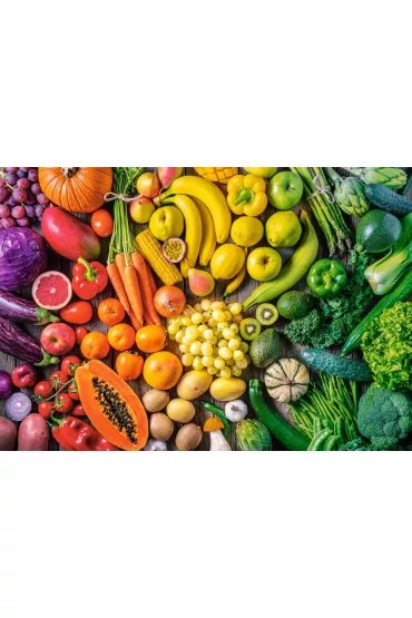 Puzzle 1500 el. Rainbow of Vitamins Castorland