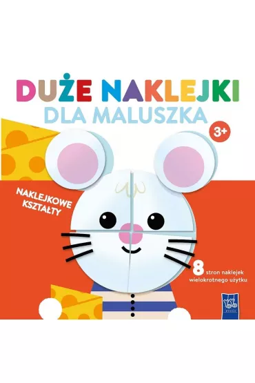 Du�e naklejki dla maluszka. Myszka 3+