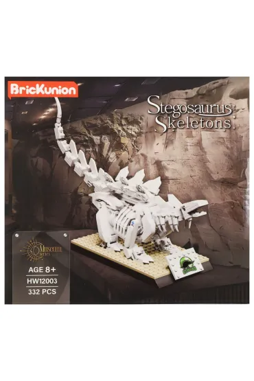 Klocki konstrukcyjne 332 elementy Szkielet Dino Stegozaur A-0719