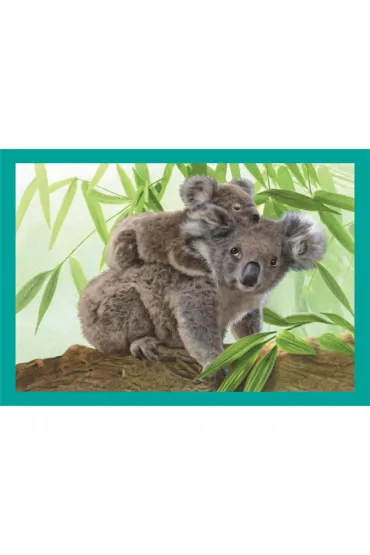 Puzzle 4w1 - SuperColor. Baby Cuddles (12+16+20+24 el.) Clementoni