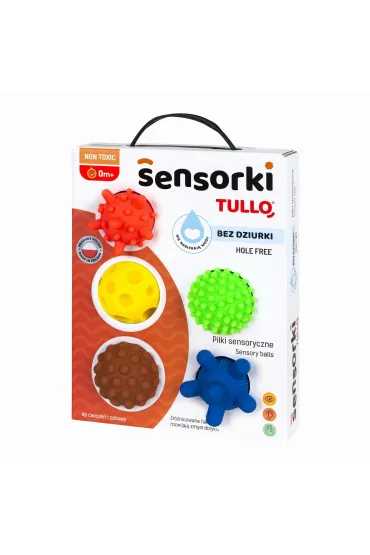 Sensorki Tullo Pi�ki sensoryczne 5 szt. bez dziurki
