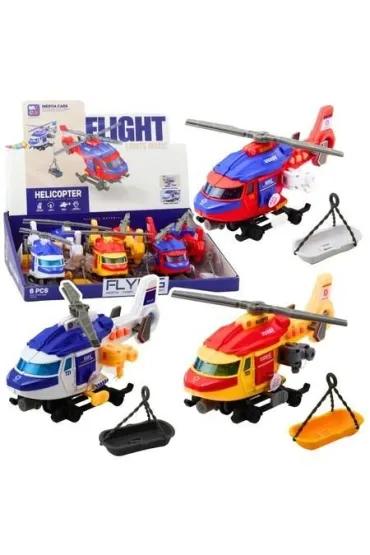 Helikopter ratunkowy z nap�dem + akcesoria MIX LeanToys