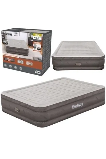 Materac dmuchany dwuosobowy z pompk� 203x152cm