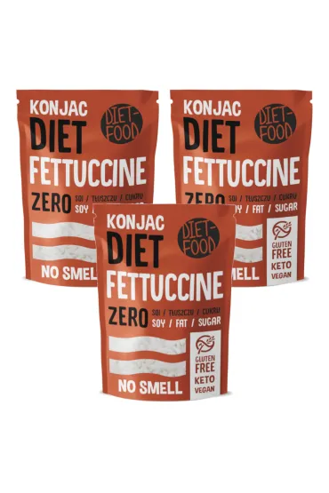 Diet-Food Makaron konjac fettuccine Zestaw 3 x 200 g