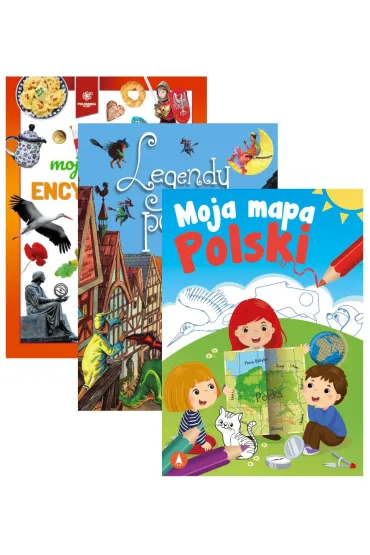 Pakiet Ma�y patriota: Moja pierwsza encyklopedia - Polska, Legendy polskie, Moja mapa Polski - Pakiety na nagrody