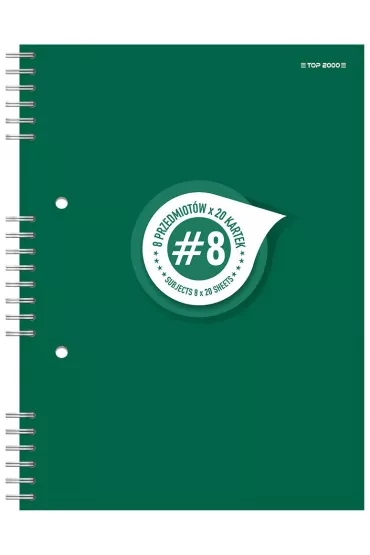 Top-2000 Ko�ozeszyt Student Book B5 kratka, 5mm 160 kartek