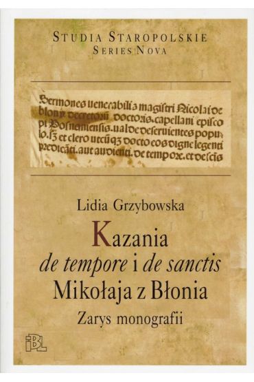 Kazania de tempore i de sanctis Mikołaja z Błonia