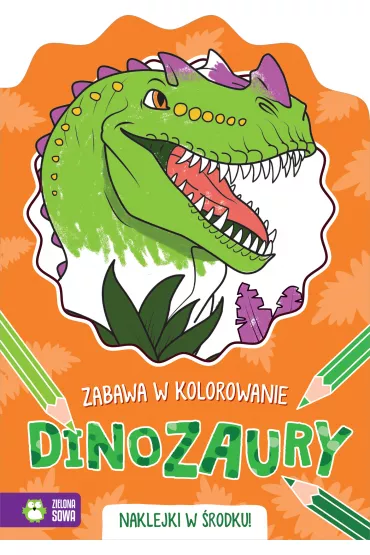 Dinozaury. Zabawa w kolorowanie