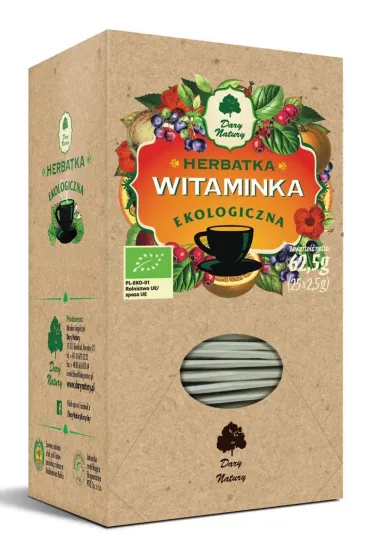 Dary Natury Herbatka witaminka 25 x 2,5 g Bio