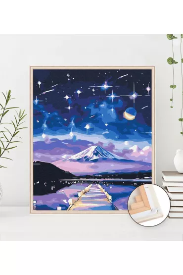 Twoje Hobby Malowanie po numerach - Gwia�dzista noc nad Fujiyama 40x50cm