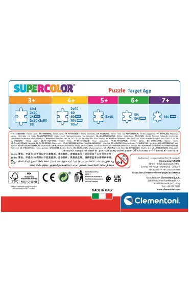Puzzle 30 el. SuperColor. Disney Classics Clementoni