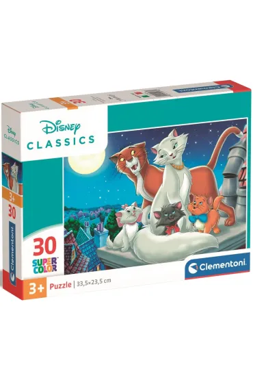 Puzzle 30 el. SuperColor. Disney Classics Clementoni