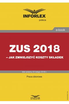 eBook ZUS 2018 – jak zmniejszy koszty skadek pdf