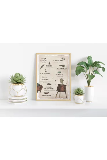 Magiczny plakat czarownicy