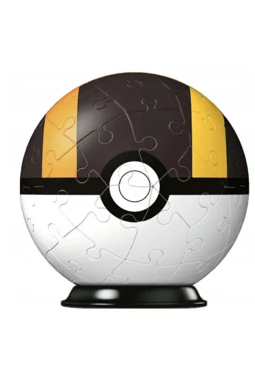 Puzzle 54 el. 3D Kula Pokemon czarna Ravensburger
