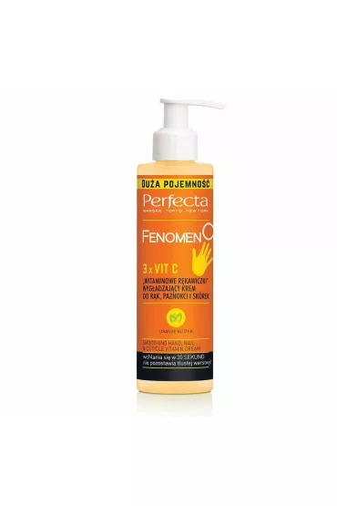 Perfecta Fenomen C Witaminowe r�kawiczki wyg�adzaj�cy krem do r�k paznokci i sk�rek 195 ml