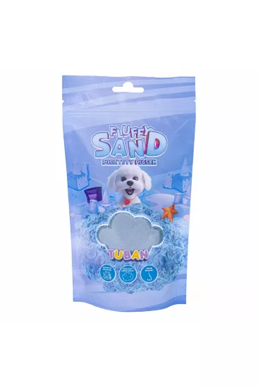 Fluffy Sand 90g puszysty piasek niebieski Tuban