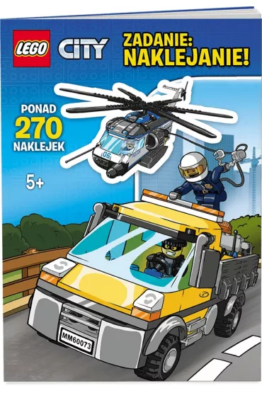 LEGO City. Zadanie: naklejanie. 270 naklejek