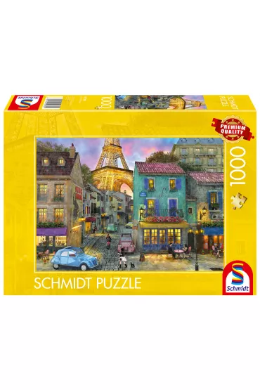Puzzle 1000 el. PQ Ulice Pary�a Francja Schmidt