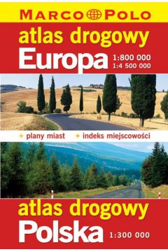 Atlas drogowy Europa 1:800 000 Polska 1:300 000
