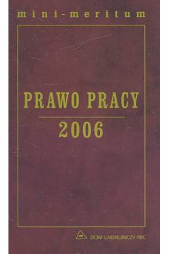 Mini meritum Prawo pracy 2006 - Stojek - Siwi�ska Magdalena - Magdalena Stojek-Siwi�ska