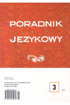 Poradnik j�zykowy 3/2006 - Halina Satkiewicz