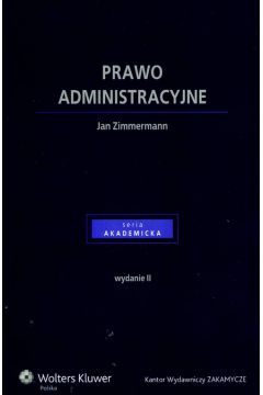 Prawo administracyjne - Zimmermann Jan - Jan Zimmermann