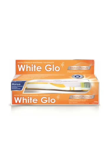 White Glo Smoker Formula Whitening wybielaj�ca pasta do z�b�w dla palaczy + szczoteczka 100 ml