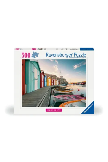 Puzzle 500 el. Przysta� dla �odzi w Smgen Ravensburger