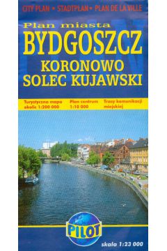 Bydgoszcz Koronowo Solec Kujawski Plan miasta 1:23 000