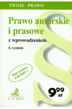 Prawo autorskie i prasowe z wprowadzeniem - Porzecka Barbara - Barbara Porzecka