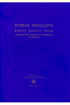 Tomas Venclova, doktor honoris causa Uniwersytetu Miko�aja Kopernika w Toruniu