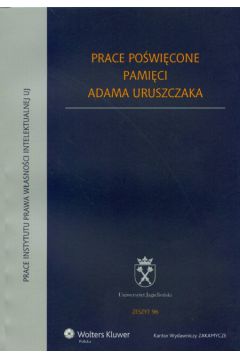 Zeszyty naukowe UJ 96 Prace po�wi�cone pami�ci Adama Uruszczaka