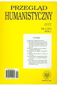 Przegl�d humanistyczny 2/2006