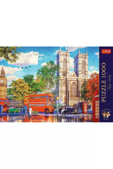 Puzzle 1000 el. Widok na Londyn Trefl