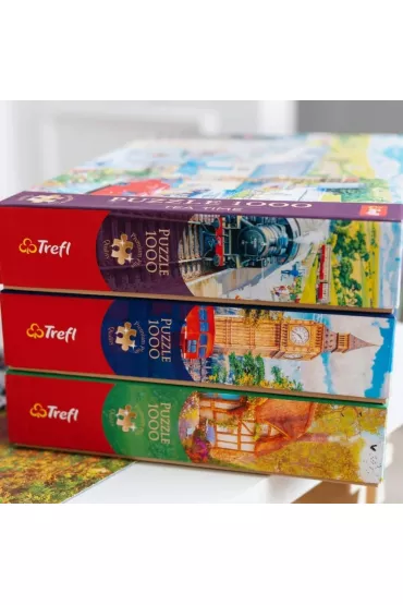 Puzzle 1000 el. Widok na Londyn Trefl
