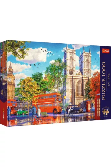 Puzzle 1000 el. Widok na Londyn Trefl