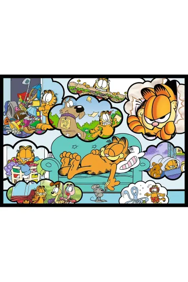 Puzzle 4x250 el. Garfield nie lubi poniedzia�k�w Trefl