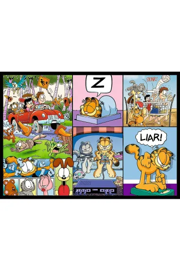 Puzzle 4x250 el. Garfield nie lubi poniedzia�k�w Trefl