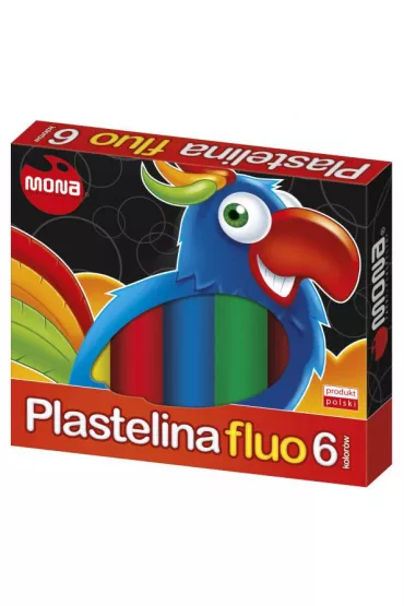 Mona Plastelina fluorescencyjna 6x15g