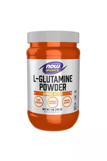 Now Foods L-Glutamine Powder - L-glutamina suplement diety 454 g