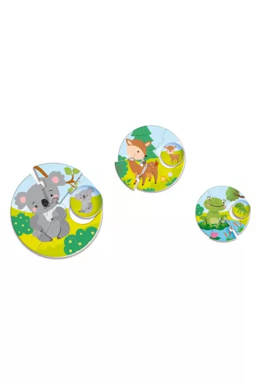 Montessori Baby Okrge puzzle Lisciani