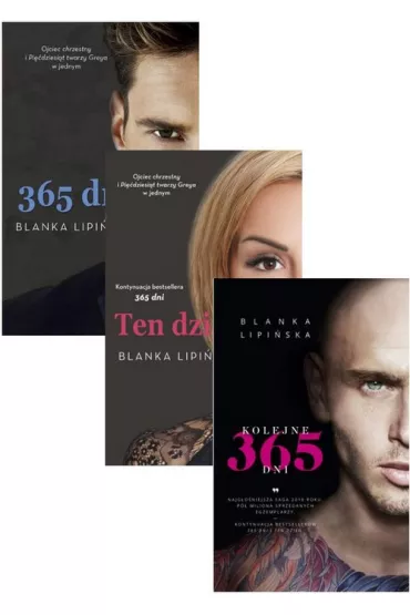 Pakiet 365 dni. Tomy 1-3: 365 dni, Ten dzie�, Kolejne 365 dni - Blanka Lipi�ska