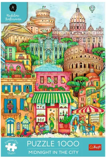 Puzzle 1000 el. O p�nocy w Rzymie Trefl