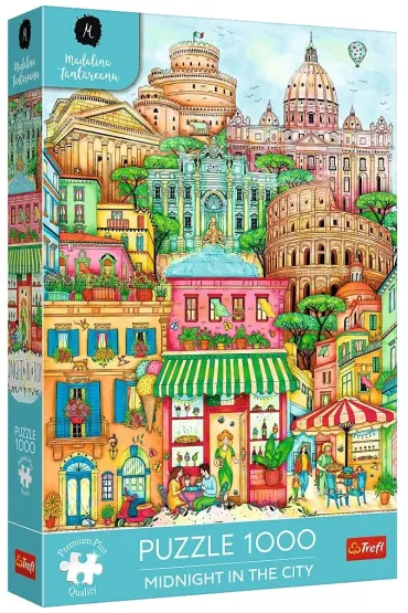 Puzzle 1000 el. O p�nocy w Rzymie Trefl