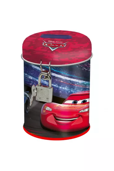 Skarbonka metalowa z k��dk� Auta Cars 49 Derform