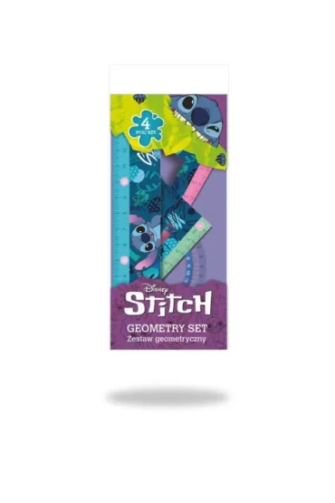 CoolPack Zestaw geometryczny. Disney Core. Stitch 4 elementy