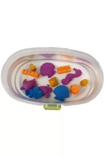 Ultra Piasek - puszka 900g pomara�czowy + 4 du�e foremki Muffinki + 2 narz�dzia Epee